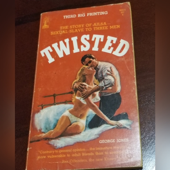 Vintage Pulp Fiction Paperback Twisted by George Jones - Picture 1 of 7